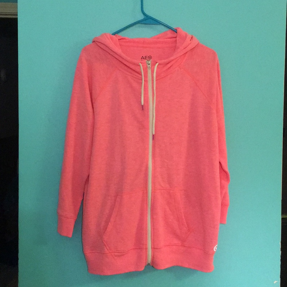 Hot pink American eagle jacket